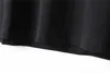 メンズポロシャツVer Sacee Tシャツ黒と白のヘッド刺繍ブランドファッションビジネスカジュアルショートスリーブ100％コットンプレミアム通気性