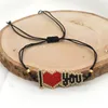 Lien Bracelets Go2boho Lettres Bracelet Pour Femme Bijoux Je T'AIME Lettre Perlée Miyuki Perles Amitié Fait Main Coeur