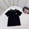 23ss kids set jongens Poloshirt Shorts pak kids designer kleding revers logo borduren T-shirts met korte mouwen Lattice splicing shorts pakken Hoge kwaliteit babykleertjes a1