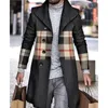 Trenchs pour hommes 2023 Printemps Mode Hommes Coupe-Vent Long Vêtements Hommes Casual Business Manteau Loisirs Pardessus Mâle Punk Style 230417