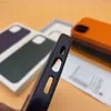 Skórzana obudowa na telefon magnetyczny na iPhone 15 14 Pro Max kompatybilny z MagsAfe PU skórzany telefon komórkowy z i pakietem detalicznym