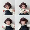 キャップハットヘアアクセサリーファッションかわいい男の子の女の子ヘアウィッグハットキャップヘアピース生まれた子供キッズヘッドウェアポグラフ小道具231115