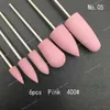 6 -stcs/set rubber silicium nagelboorborte snijder voor manicure bit flexibele polijstmachine elektrische nagel bestand kunstgereedschap nagelgereedschapsnailbooraccessoires bits