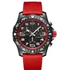 New Model Luxury Men's Watch Japan Quartz Endurance Pro Chronograph Wristwatch Red Blue Rubber 1884 Men Watches Sapphire Glass Man Watches Wristwatches