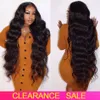 Hair pieces Body Wave Human Bundles With Closure Remy Brazilian 5x5x1 36 38 40 Inches Long Extension 230417