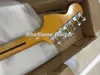 Custom Shop Heavy Relic Masterbuilt Yngwie Malmsteen Play Loud Cream Over White Electric Guitar Maple Neck, Scalloped Fingerboard, Big Headstock Vintage Tuners