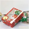 Gift Wrap Large Size Christmas Candy Cookie Cardboard Box With Plastic Pvc Window Gingerbread Chocolate Lx5252 Drop Delivery Home Ga Dhj9O