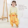 침낭 Michley Halloween 올빼미 만화 침낭 침낭 자루 Swaddle Swaddle Long Sleeve 잠자기웨어 웨어러블 담요 1-6 년 231118