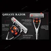 Black Spider New 6 Blade System Man Manual Rakning Razor Tyskland X6 Blade med Trimmer Blade, 4 8 16 Patroner Choice Razors Rakar AccessoriesRazor Blades Rakning