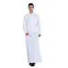 Roupas étnicas marroquinas caftan homem saudita islam jubba vestido árabe masculina abaya para muçulmanos islamitische kleding heen árabe roupas árabes