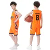 T-shirty na świeżym powietrzu Niestandardowe 100% Plyester Dzieci Mundur Basketball Set Set Tchedable Kids Basketball koszulka do koszykówki dla chłopców M995 231117