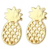 Studörhängen ananas överdriven lång dingle fruktdräftig gåva öronfest smycken tillbehör