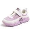 Sneakers Spring Kids Girls Casual Mesh Solid Pink Light Boys White Hook Amp Loop Children Nonslip Sports Shoe Fashion 231117