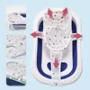 Vasche Sedili Baby Regolabile Supporto antiscivolo Vasca Sedile Safe ing Cuscino pieghevole per rete da bagno Tappetino per doccia per bambini P230417