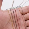 5 m/parti guld/bronspläterad halsbandskedja för smycken gör fynd diy halsbandskedjor material handgjorda leveranser smycken som gör jewelry fyndkomponenter