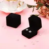 10PC Jewelry Boxes Velvet ring earring box small jewelry packaging rack storage display organizer business sales for wedding engagement 231118