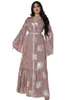 Vêtements ethniques Arabe Maroc Robe musulmane Abaya Femmes Ramadan Mousseline de soie Abayas Dubaï Turquie Islam Kaftan Longue Musulmane Robes Largos 230417