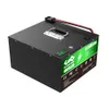 LifePo4バッテリー48V 50AHディープサイクルリチウム鉄リン酸12V 24V 100AHバッテリー1800W RVボート/ゴルフカートモーター用の充電器なし