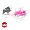 14.7G / Spinner isca Bass jig Isca de pesca sem ervas daninhas Buzzbait wobbler chatterbait para baixo pike walleye fish Tackle FishingIscas de pesca wobbler chatterbait bass