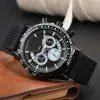 2023 Men's Quartz Watch Leisure Fashion Six Pin Multifunctional Calendar Glow Tape Brand Watches