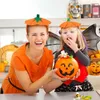 Cappello da zucca di Halloween Copricapo divertente Tirck o Treat Party Dress Up Fascia regalo per bambini 230920