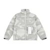 Hommes hiver femmes épissure à capuche broderie doudoune chaude Parka manteau hommes Puffer Jack lettre imprimer vêtements d'extérieur impression couleur multiple123