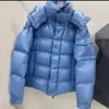 Herrjackor för kvinnor med huva män puffer jacka designer parka duck ner kappa vattenreprident finish ytterkläder kausal man hoody varm