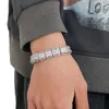 13 mm 7/8inch Men Bracelet Chains Link 18k Gold Ploated Bling CZ Baguatte armbanden Men Hip Hop Iced Punk Jewelry