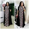Ubranie etniczne afrykańskie Dubaj kobiety abaya maxi sukienka haft marokański arabski kaftan imprezowy sarees w Indiach