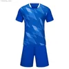 Ensembles de maillots de football pour hommes à collectionner Ensembles d'uniformes de football de club d'équipe d'impression personnalisés Costume à séchage rapide pour enfants Ma chemise Shorts vêtements de sport d'été Q231118