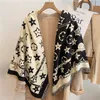 Autumn Scarf New Pentagram Tassel Stora Kerchief Women's All-Matching Thicked Cold-Sof Driving Travel Air Conditioning Filt Small Cover Quilt