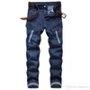 Neue Männer Jeans Modedesigner Multi Taschen Gerade Stretch Hip Hop Denim Männer Streetwear Hosen Größe 29 ~ 42