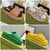 designer sandal for woman wedge thick heel sandles sandel slipper platformt sandals women casual shoes summer flat fashion beach slides slippers 10A with box