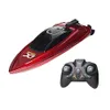 ElectricRC Boats LED Light Waterproof Electric Remote Control Ship 2.4GHz High Speed Mini RC Boat Children Remote Control Ship Toy 230504