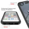 Shockproof Clear PC Cases Built-in Screen Protector TPU Bumper Rugged Defender Cover for iPod Touch 5/Touch 6/Touch 7 Phone Case