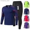 Maillots de football personnalisés à collectionner Chemises de gardien de but Long seve Pantalon Vêtements de football Gardien de but Formation Uniforme Costume Kit de protection Vêtements Q231118