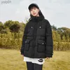 Damen Daunenparkas Semir Daunenjacke Frauen Lose Stehkragen Kleiner Duftender Stil Elegantes Spleißen 2023 Winter Neue Reife Modische Dicke CoaL231118