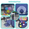 Baby Rail Safety Baby Playpen for Children Inomhus Multipla stilar Toddler Barrier Fence Kids Playground Toys Park med basketram 230417