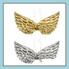 Ander evenementenfeestje Leveringen Angel Fairy Wings Kleed Wing Halloween Birthdume Costume Accessories Achtergrond Decor Gold Si Dhsoy