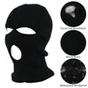 Outdoor Hats Windproof Cycling Mask Hat Knitted Caps 3 Hole Full Face Army Tactical Cover Balaclava Hood Motorcycle 230418