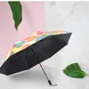 Зонтичные зонтики складывание для мужчин и женщин, защита от солнца, UV Корея, маленькая свежая студентка