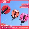 Accessoires de cerf-volant 9KM 2 ~ 5 coccinelle, pilote de levage, cerf-volant à ligne unique, cerf-volant gonflable souple, Nylon Ripstop 30D avec sac L231118