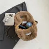 Evening Bags Winter Fashion Cute Furry Women Girl Handbag Tote Satchel Shoulder Bag Lady Female Party Purse Wallet Underarm Crossbody 231117