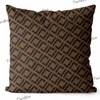 Classic Designer Sofa Cushion Vintage Print Pillow Case Cover Office Nap Pillow Automotive Waist Cushion