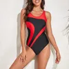 Swim wear Swimsuit Women Triangle Sport Swimwear Monokini Bodysuit Anthletic Open Back Beachwear Bathing Suit Summer 230414