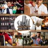 Bar Tools 23-Piece Cocktail Shaker Set Bartender Kit With Oval Bamboo Stand Detachable Home Bar Tools Stainless Steel Perfect Gift 231117