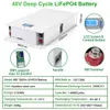 Powerwall 48V 5KW 100AH LiFePO4 batterie au Lithium batterie solaire 6000 + Cycle Max 32 parallèle RS485 CAN BUS pour onduleur sans taxe