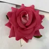 Decoratieve bloemen Velvet Roses Hoofd Valentijnsdag Geschenken Wedding Bridal Accessories Home Decor Diy Crafts Artificial