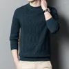 Men's Sweaters Men O-neck Thicken Cashmere Pullovers 2023 Autumn Winter Man Pure Wool Warm Sweater Jumpers