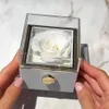 Biżuteria pudełka Valentine Eternal Rose Jewelry Ring Box Rotat Wedding Wisonda.